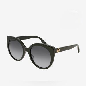 Gucci Black Cat Eye Sunglasses GG0325S